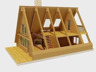 Dizayn, layihə: A-Frame (A-şəkilli) karkas ev layihəsi və tikintisi Məhsul/təklifin — 2