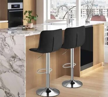 Stolice: Nove moderne barske stolice Hromirana baza, postolje sa gasnim liftom — 13