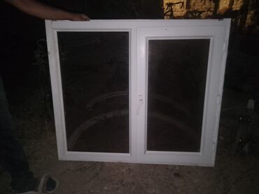 Digər pəncərələr və pəncərə üçün məhsullar: PVC iki-taqlı pəncərə çərçivəsi - Material: ağ PVC profil -
