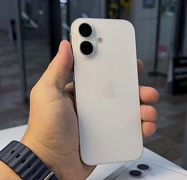 IPhone 16, 128 GB, Ağ, Zəmanət, Simsiz şarj, Face ID lalafo.az -da IPhone 16, 128 GB, Ağ, Zəmanət, Simsiz şarj, Face ID