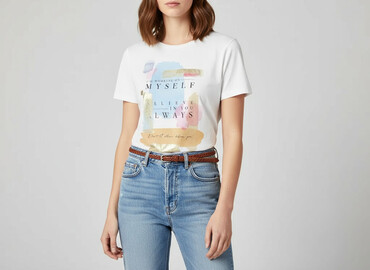 koszulka nirvana sinsay: Stradivarius, T-shirt damski, rozmiar M