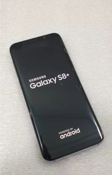 телефон s8: Samsung Galaxy S8 Plus, Б/у, 64 ГБ, цвет - Черный, 2 SIM