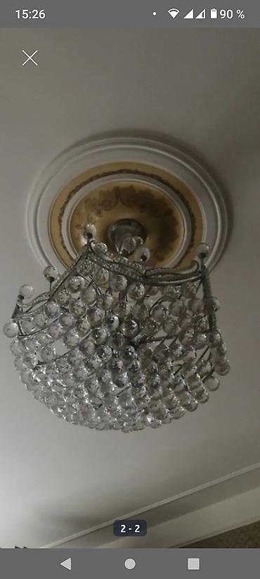 lustrlar: Çılçıraq, 10 və daha çox lampa, Xrustal — 2