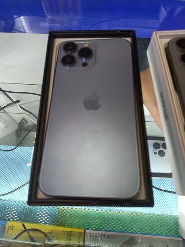 телефон джалал абад: IPhone 15 Pro Max, Жаңы, 256 ГБ, Кулакчындар, Заряддоочу түзүлүш, Коргоочу айнек, 91 %