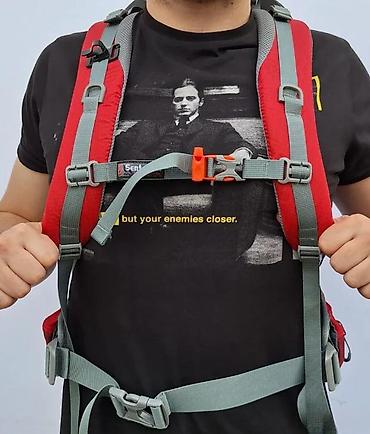 Sportske torbe i rančevi: Planinarski ranac Senterlan Adventure 35L – crveni - Zapremina: 35 — 5