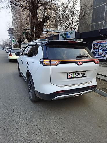 Другие автомобили: Электромобиль кроссовер (7 мест, судя по габаритам) в белом цвете — 7