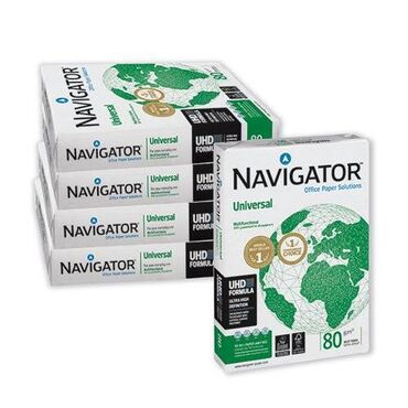 rəngli kağız karton və albomlar: Naviagator A4 TOPDAN SATIŞ 20 qutu (100 paçka) - 7 manatdan, 1