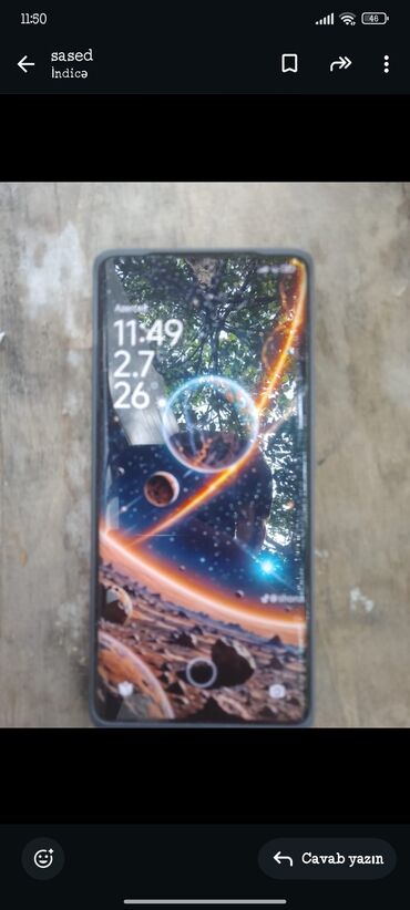redmi pad: Redmi Note 14 Pro, 256 GB, rəng - Qara, Barmaq izi