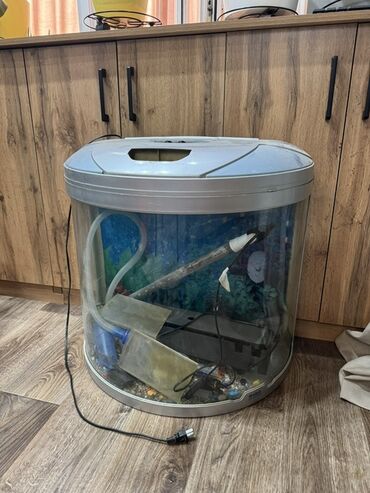 Аквариумы: Аквариум Atman HA-600 (Aquarium Tank 600) - Форма: панорамный, с