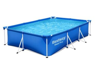 заказать бассейн: Прямоугольный каркасный бассейн Bestway тличается высокой прочностью и