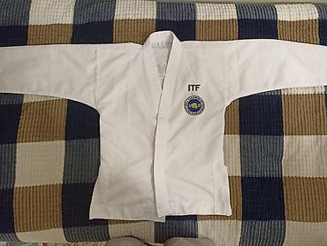 кимоно итф: Кимоно (добок) для тхэквондо ITF Комплект: - куртка с вышивкой ITF и — 2