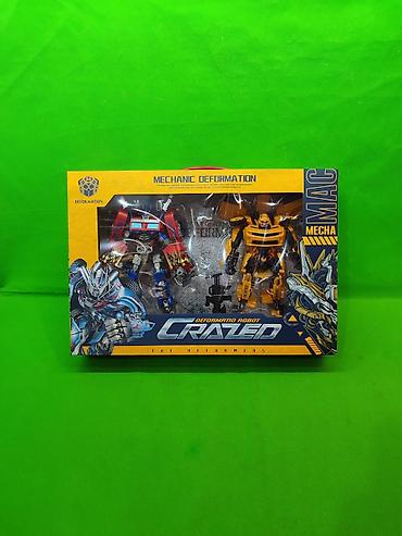 Игрушки: Трансформер Оптимус Прайм и Шмель игрушки в комплекте🔥 Комплектация — 7