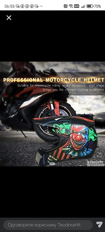 bacac diska: Profesionalna motociklistička kaciga – integralna, sa agresivnim — 2