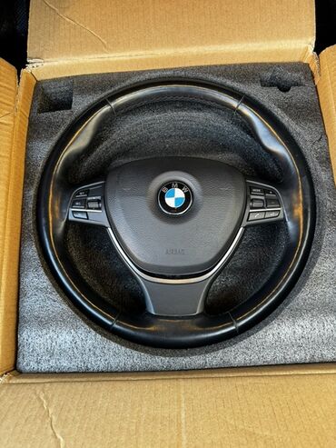 руль фольксваген: BMW modelləri üçün nəzərdə tutulmuş bu sükan təkəri, qara rəngdə dəri