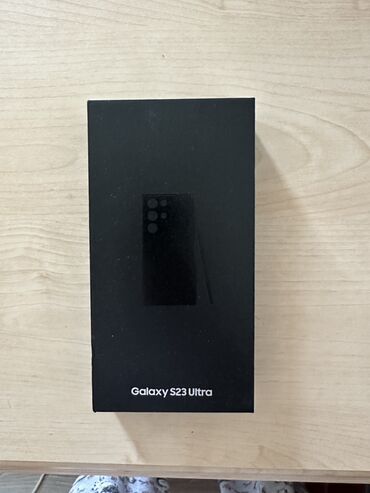куплю новый телефон: Samsung Galaxy S23 Ultra, Новый, 256 ГБ, цвет - Черный, 2 SIM