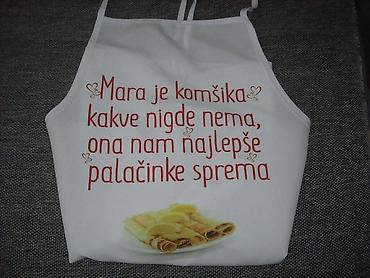 Kuhinjski tekstil: Kecelje stampa po zelji. Materijal pogodan za štampu,lagan i prijatan — 12