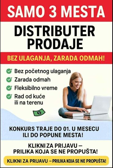 poslovi beograd bez iskustva: Predstavnik prodaje. Bez iskustva. Flexibilno radno vreme