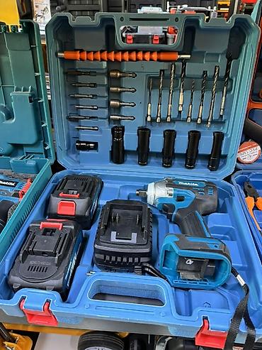 Аккумуляторный ударный гайковерт в кейсе (форм‑фактор Makita 18V)