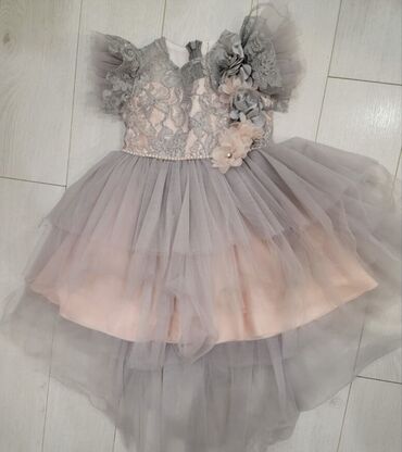 пышное платье в пол: Детское платье, цвет - Розовый, Б/у