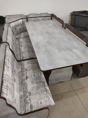 Кухонные столы и стулья: Кухонный стол и стул, Новый, Бесплатная доставка, цвет - Бежевый — 26