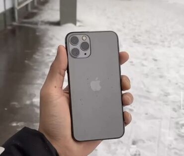 телефон буу бишкек: IPhone 11 Pro, Колдонулган, 256 ГБ, Кара, Заряддоочу түзүлүш, Каптама, Куту, 72 %