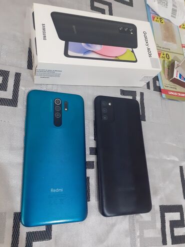 samsung j510h: Xiaomi Redmi 9, 32 GB, rəng - Yaşıl, 
 Barmaq izi, İki sim kartlı