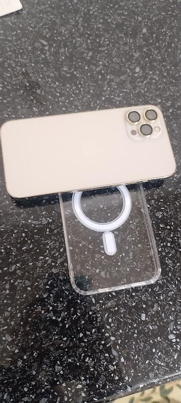 Apple iPhone: IPhone 12 Pro Max, Б/у, 128 ГБ, Золотой, Защитное стекло, Чехол, Кабель — 8