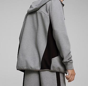 longchamp сумка: Мужская толстовка, L, Puma, Новый, цвет - Серый, Самовывоз, Платная доставка — 4