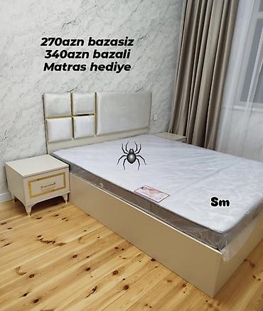 Ev üçün mebel: Yeni, İkinəfərlik çarpayı, Matras ilə — 1
