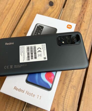 redmi note 11 qiymeti irshad telecom: Xiaomi Redmi Note 11, 128 GB, rəng - Qara, 
 Düyməli, Barmaq izi, İki sim kartlı