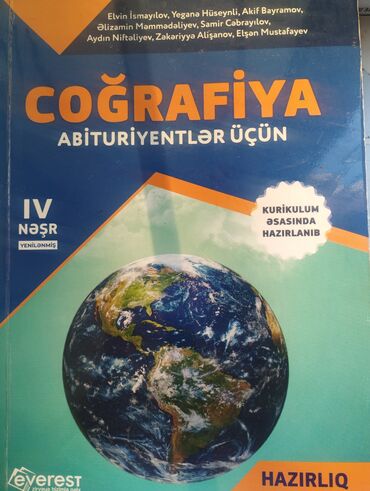 6 ci sinif cografiya yeni derslik: Coğrafiya kurikulum əsasında hazırlanmış abituriyent ve miq üçün