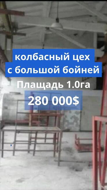 Цеха, заводы, фабрики: 🔥 Продается колбасный цех с большой бойней. 	⁃	Территория