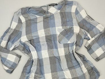 bluzka w kratę: Bluzka Bonmarche, 2XL (EU 44), Wiskoza, stan - Bardzo dobry