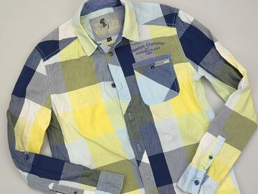 Shirts: Shirt 12 years, condition - Very good, pattern - Print, color - Yellow