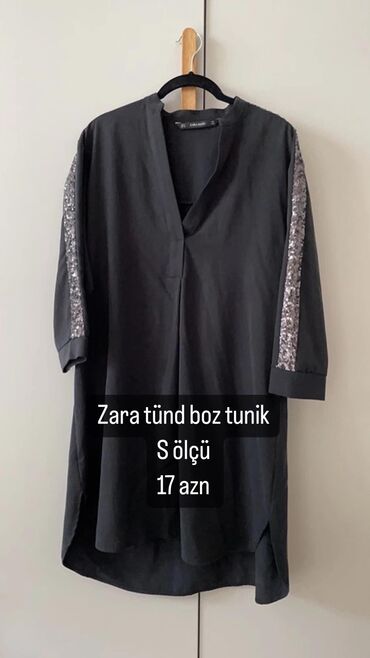 куртка zara: Zara, S (EU 36), rəng - Boz