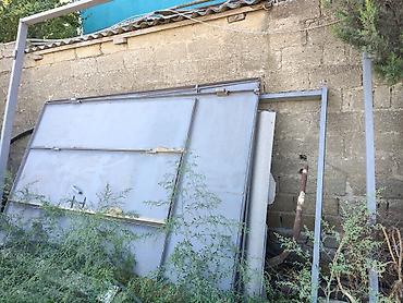 darvaza aksesuarlari: Metaldan sürgülü darvaza komplekti - Material: qalın metaldan — 1