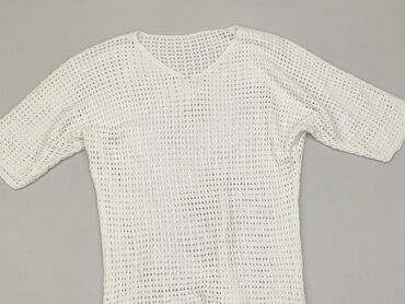białe krótka bluzki: Blouse, M (EU 38), condition - Good