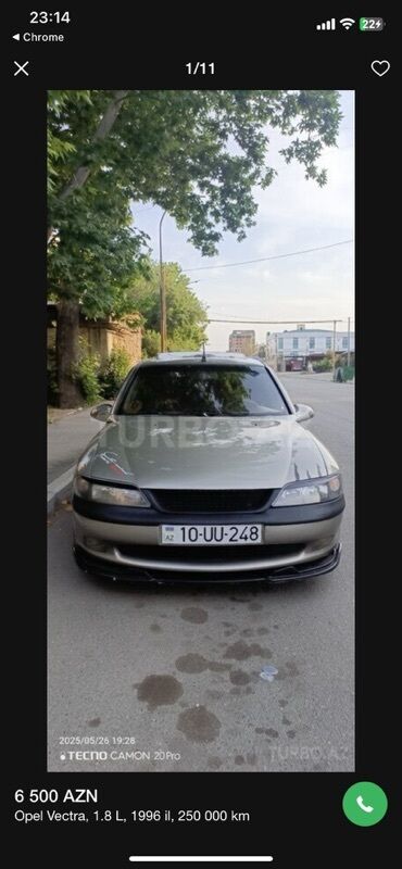 Çəngəllər: Opel Vectra: 1.8 l | 1996 il Sedan