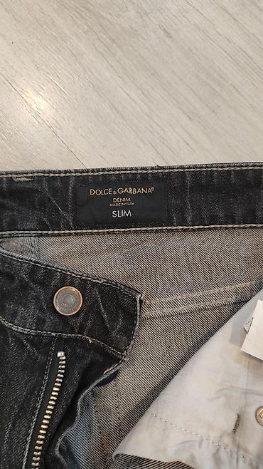 Джинсы: Dolce & Gabbana kişi cins şalvarı. Salam Şalvar boyuk — 3