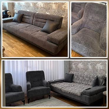 Divan iki kreslo 1000azn Çox az işlənilmiş divan kreslo dəstidir, yeni