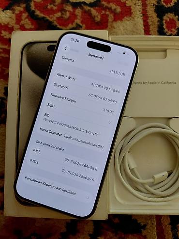 Apple iPhone: IPhone 15 Pro, 128 GB, Ağ — 7