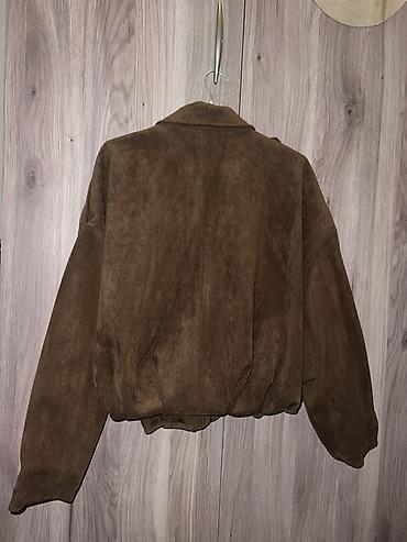 ветровка двусторонняя: Куртка Zara из искусственной замши - Бренд: ZARA (ярлык на внутренней — 2