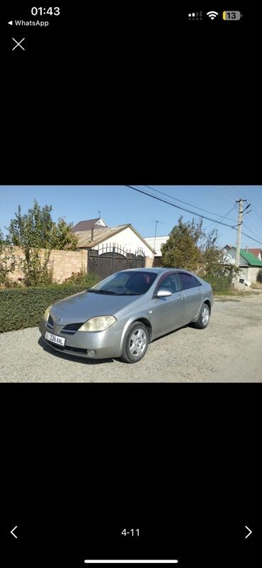 аренда дом с последующим выкупом: Nissan Primera: 2003 г., 1.8 л, Седан