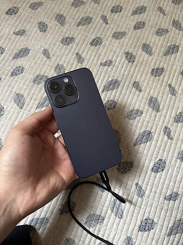 IPhone 14 Pro, 256 ГБ, темный цвет - Экран: дисплей заменен, работает