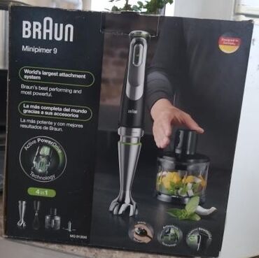 braun blender: Braun. Təzədi. həm mikser həm doblendir həmdə dograyan 💰Qiymət: 100