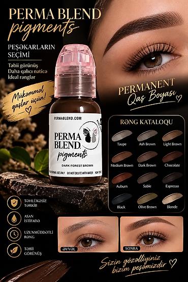 bakı qebele avtobus: Perma Blend pigments – Permanent Qaş Boyası Peşəkarlar üçün nəzərdə — 1
