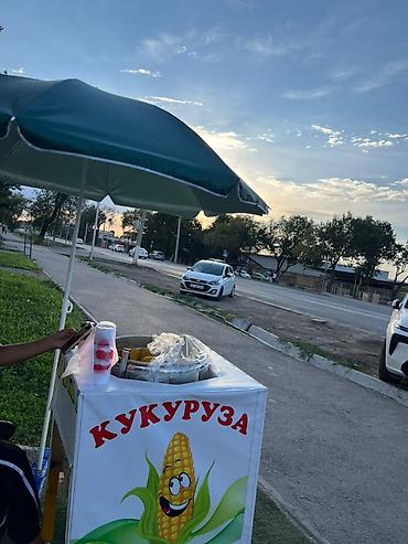 фуд: Кукуруза на пару/вареная — мобильная уличная точка - Свежие початки — 1