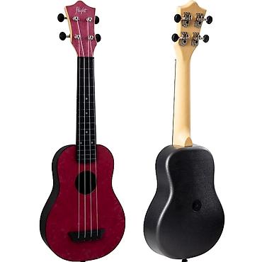 ukulele gitar: №: 3800 Məhsulun adı: Ukulele Flight TUS65 Ruby Travel Soprano Brend — 1
