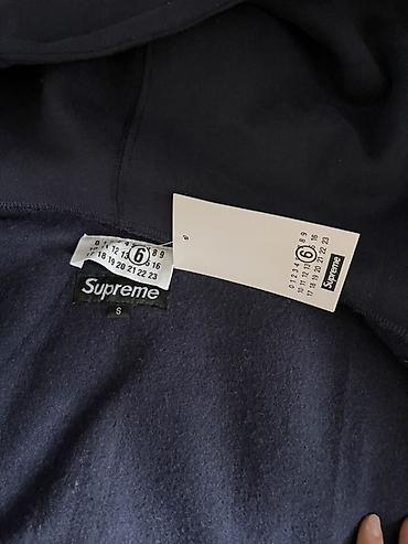half zip: Худи на молнии Supreme с колабой мм6 размер S на рост 167 плюс минус — 3