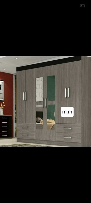 Dolablar: Yeni, Açılan, 3 qapılı Düz dolab, Qarderob, paltar dolabı, Azərbaycan — 13